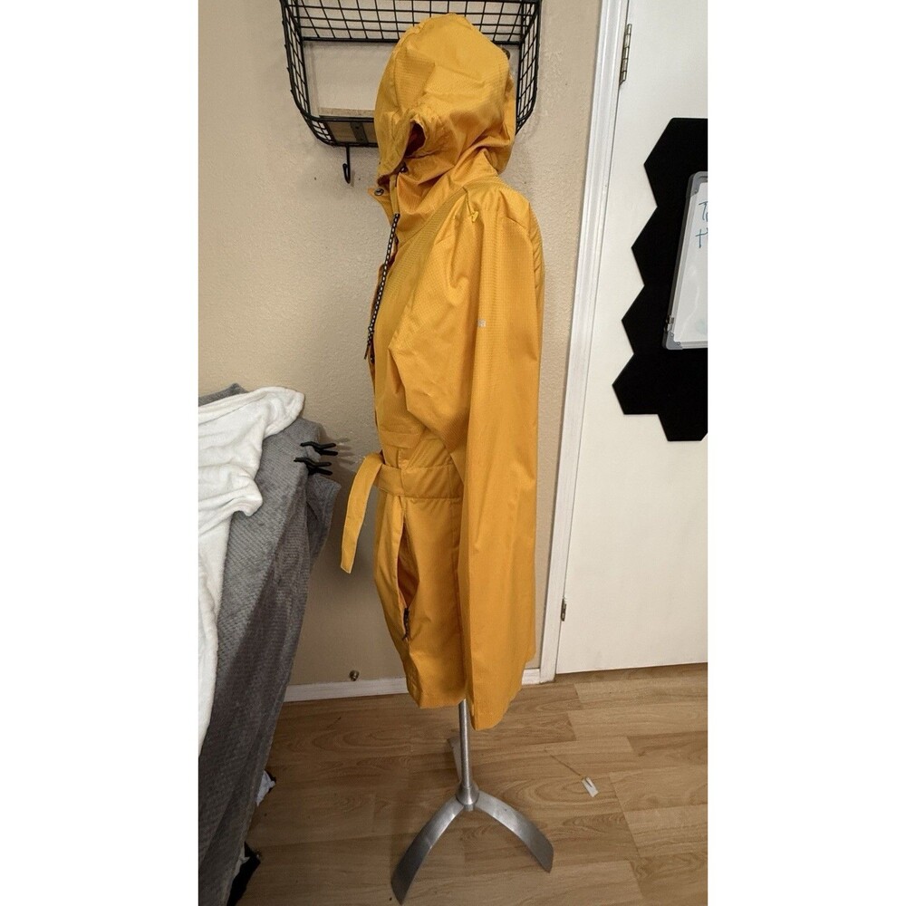 Columbia Women's Pardon My Trench Water-Resistant Rain Jacket Sz Medium Yellow - Picture 4 of 16